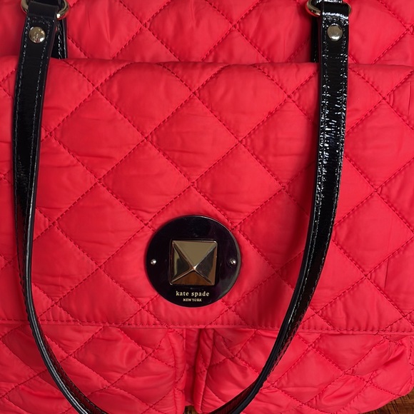 Kate Spade Quilted Nylon Bag EUC - Picture 7 of 14